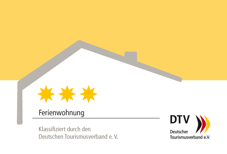 3 Sterne Klassifizierung durch den Deutschen Tourismusverband e.V.